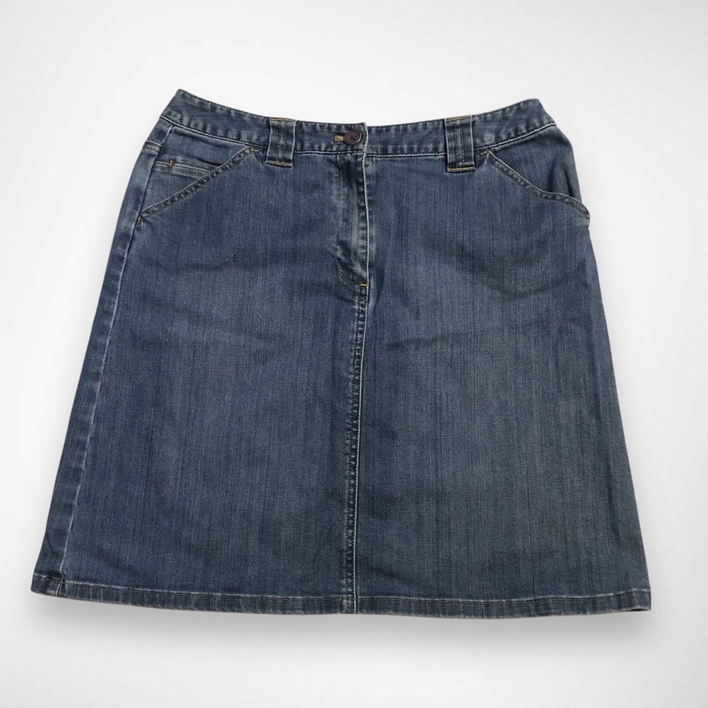 Talbots Denim Classic Jean Mini Skirt Size 6